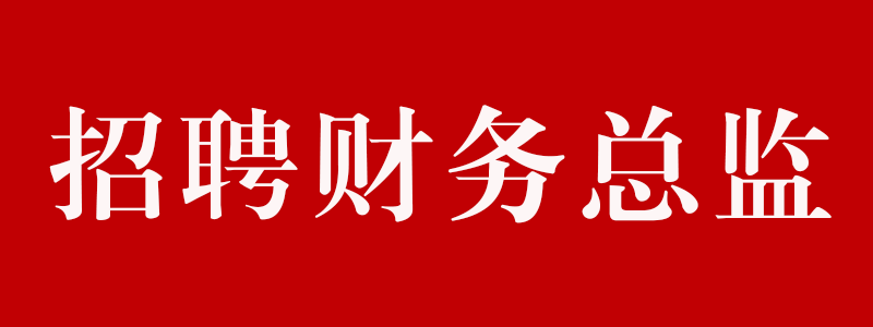 招聘財務總監(jiān)